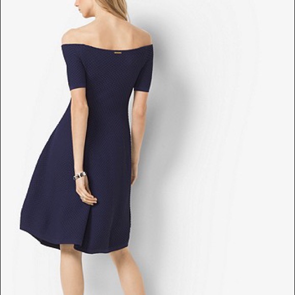 ❤️ NWT! Stretch-Viscose Off-The-Shoulder Dress - Picture 3 of 7